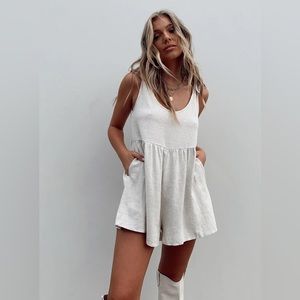 Princess Polly Linen Romper